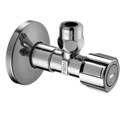 COMFORT control angle valve 1/2x3/8" with ASAG, with filter 250 m, CHROME
