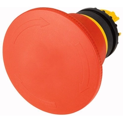 Commande bouton Eaton Safety rouge par rotation sans rétroéclairage M22-PVT60P (121464)