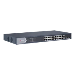 Commutateur 24 ports PoE Gigabit, 2 ports Gigabit SFP - Hikvision DS-3E0526P-E-M