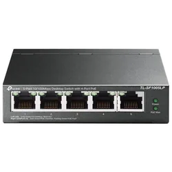 Commutateur 5 ports 10/100Mbps 4 ports PoE 41W TP-Link - TL-SF1005LP