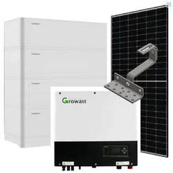 Compleet fotovoltaïsch systeem 10 kWp met opslag