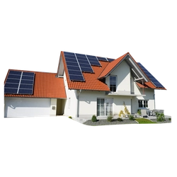 Complete zonne-energiecentrale 3,6kW+6x550W omvormer 1-faz, installatiesysteem voor keramische dakpannen
