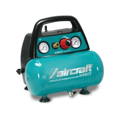 Compressore elettrico a pistoni AIRBOY 186 OF E per aereo Aria aspirata: 180 l/min | 6 l | 8 barra | Senza olio | 230 V