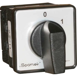 Comutatorul Spamel 0-1 3P 16A montat pe desktop - SK16-2.8211P03