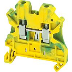 Conector de protecție Schneider 2-przewodowa 4mm2 verde-galben (NSYTRV42PE)