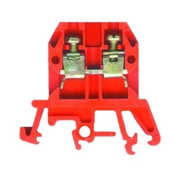 Conector de trilho roscado ZUG-G2,5, Vermelho