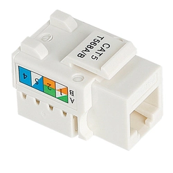 Conector Keystone LAN Cat 5 para RJ45- DLX