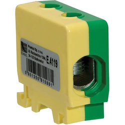 Conector șină de protecție Pawbol 1x50mm2 galben-verde (E.4119)