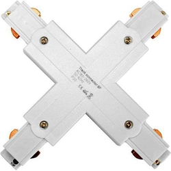 Conector X Ecolite TR-SPOJKA/X-3F/BI 3F para tira trifásica cor branca