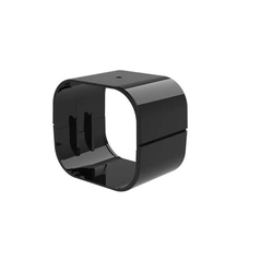 Conexión para canal de tubo de aire acondicionado Tecnosystemi, Black-Line MG72-EXC negro