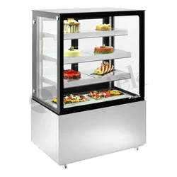 Confectionery Display Cabinet Simple, capacity 390l, white, Velvet 940, Amitek 1140030