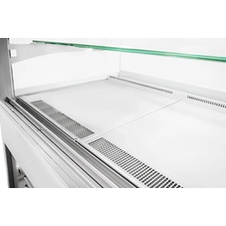 Confectionery display case neutral Dolce Visione Neutro Premium 900 | stainless steel interior | 900x690x1300 mm