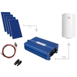 Conjunto calentador de agua TURBO 8x550W=4400W+kable 30m eco solar boost 3kW