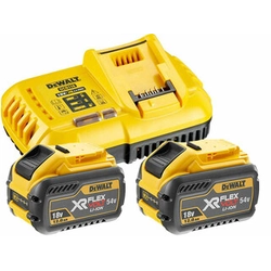 Conjunto de bateria e carregador DeWalt DCB118Y2-QW 54 V | 4 Ah