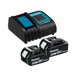 Conjunto de bateria e carregador Makita BL1850 + DC18RC 18 V | 5 Ah