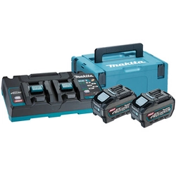 Conjunto de bateria e carregador Makita BL4050F + DC40RB 40 V | 5 Ah