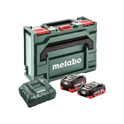 Conjunto de bateria e carregador Metabo Basic-Set LiHD 1 x 4.0 + 1 x 5.5 + Metaloc 18 V | 5,5 Ah