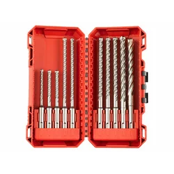 Conjunto de brocas Milwaukee SDS-Plus 115 mm/160 mm/165 mm | SDS-Plus | 10 unidades