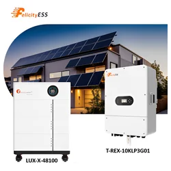 Conjunto híbrido FelicityESS inversor 10kW + armazenamento de energia 20,96kWh