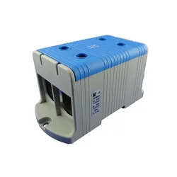 Connection terminal clamp 1 blue pole Cu-Al 4x240mm²​​​​​​​ mounting on DIN rail 35mm 380A (Al) 425A ( Cu)