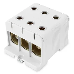 Connection terminal clamp 1 pole gray Cu-Al 6x150mm²​​​​​​​ mounting on DIN rail 35mm 290A (Al) 320A ( Cu)