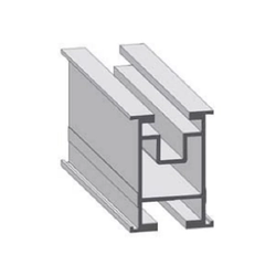 Connector profile Q.Mount 37, L 2380 mm, sloping roof