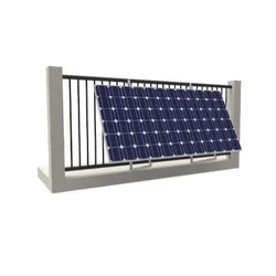 Construcción para un sistema de balcón, fotovoltaica para balcón.