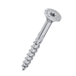 Construction screws 5x120 mm Rawlplug R-PTX-50120 4 piece, with countersunk head and partial thread