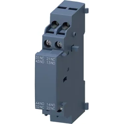 Contacte auxiliare Siemens cu conector şuruburi. 2R + 2Z, S00 până la S3 3RV2901-1J