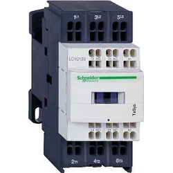 Contacteur de puissance Schneider Electric I= 18A [AC-3], contacts de pièce 1NC+1NO, tension bobines 24 V CC LC1D183BD