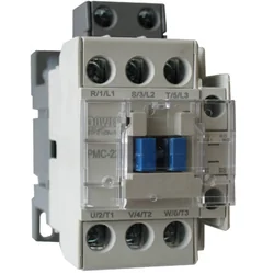 Contactor 3 pole 18A with coil to 230V AC 1NO+1NC 1 normally open contact + 1 normally closed contact