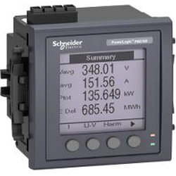 Contor Schneider PM5110 montat pe panou pentru 15-tej armonică 33 alarme Modbus (METSEPM5110)