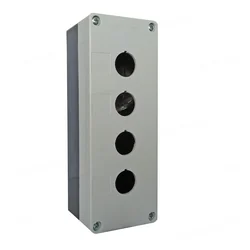 Control box empty box with 4 holes for 4 buttons 22mm IP65