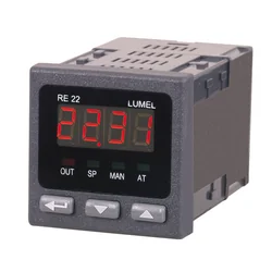 Controlador de temperatura Lumel RE22 111008, RTD, TC, saída de relé 1, 1x230 V