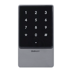 Controlador independente com teclado sensível ao toque e leitor de cartão EM 125kHz + Mifare 13.56MHz, caixa antivandalismo - SEBURY SEB-sTouch2