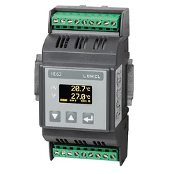 Controlador Lumel RE62 11100E0, RTD, TC, -100...1370°C, AI, 3 salidas de relé, RS 485, 24 V, 110 V, 230 V