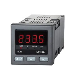 Controlador Lumel RL10 00E0, RTD, TC, -200...1767°C, salida de relé, 1x230 V a.c.
