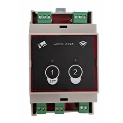 Controlador WIFI BVA WF2C 0723 com 2 saídas, NONC, 6 A, eWeLink, 2 NO entradas com retorno, 230 V a.c.