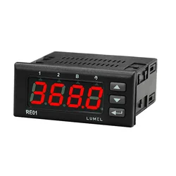 Controler de temperatura Lumel RE01 1E0, PT100, 2 iesiri releu, 1x230 V