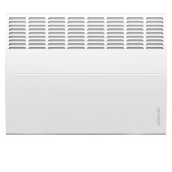 Convecteur électrique F-120 1000W (modèle suspendu) équipé d&#39;un cadre mural et d&#39;un câble électrique terminé par une prise Euro