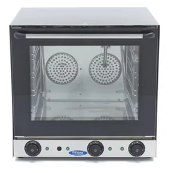 Convection oven with steaming and grill