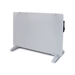 Convector electric din sticlă V-TAC, 2000W/1000W, ALB