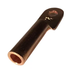 Copper electrical slipper With 16mm² tubular terminals hole diameter 8mm length 68mm