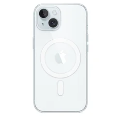 Coque en silicone transparente d'origine pour iPhone 15 Apple Clear Case