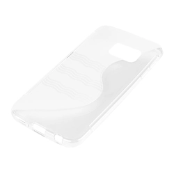 Coque Samsung Galaxy S6 Edge transparente "S"