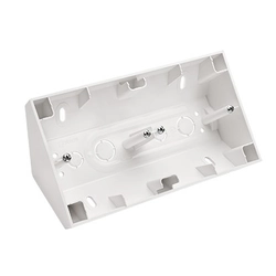 Corner surface-mounted box 2-krotna for PREMIUM frames, white Simon54