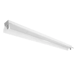 Corps néon avec réflecteur métallique non équipé pour tube LED T8 G13 1x120cm 230V IP21 alimentation asymétrique