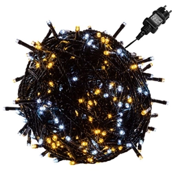 Corrente de Natal VOLTRONIC 40 m, 400 LED, cabo verde