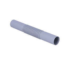 Corrugated connector for electrical installation pipes Fi-22, grey, ONLINE