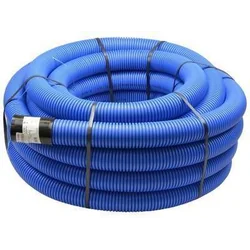 Corrugated protective pipe/ Arot double-layer blue 450N Fi-50/41 -pack: 25mb.